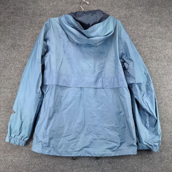 Columbia Omni-Tech Windbreaker Jacket Mens Small Blue Breathable Waterproof - Picture 6 of 16